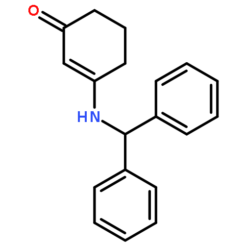 2-Cyclohexen-1-one, 3-[(diphenylmethyl)amino]-