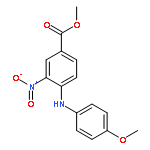 BENZOIC ACID, 4-[(4-METHOXYPHENYL)AMINO]-3-NITRO-, METHYL ESTER