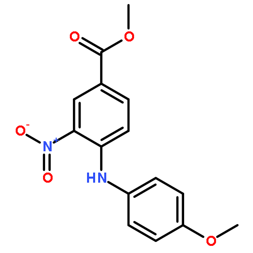 BENZOIC ACID, 4-[(4-METHOXYPHENYL)AMINO]-3-NITRO-, METHYL ESTER