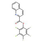 2-Quinolinecarboxylic acid, pentafluorophenyl ester