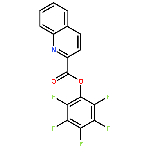 2-Quinolinecarboxylic acid, pentafluorophenyl ester