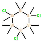 Cyclohexasilane, 1,3,5-trichloro-1,2,2,3,4,4,5,6,6-nonamethyl-