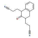 1,3-Naphthalenedipropanenitrile, 1,2,3,4-tetrahydro-2-oxo-