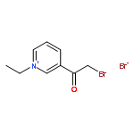 Pyridinium, 3-(bromoacetyl)-1-ethyl-, bromide