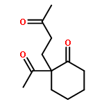 Cyclohexanone, 2-acetyl-2-(3-oxobutyl)-