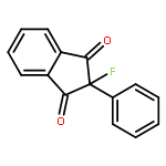 1H-Indene-1,3(2H)-dione, 2-fluoro-2-phenyl-