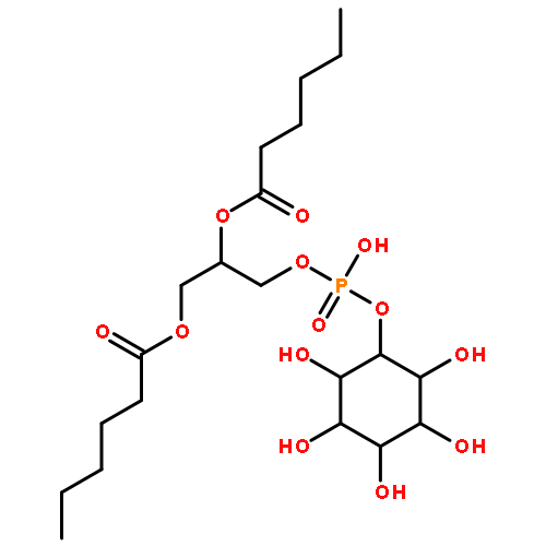 D-myo-Inositol,1-[(2R)-2,3-bis[(1-oxohexyl)oxy]propyl hydrogen phosphate] (9CI)