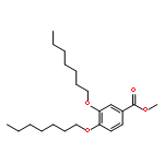 Benzoic acid, 3,4-bis(heptyloxy)-, methyl ester