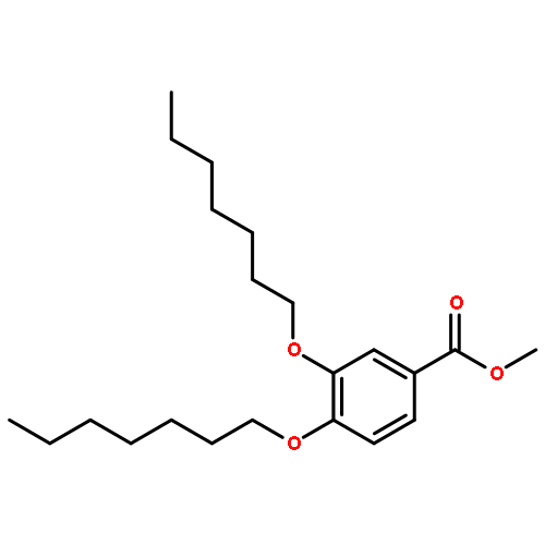 Benzoic acid, 3,4-bis(heptyloxy)-, methyl ester