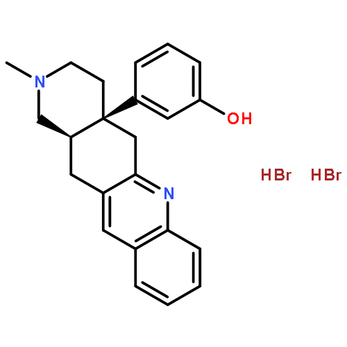 SB 205607 DIHYDROBROMIDE;(R*,S*)-(LU )-2-METHYL-4AA-(3-HYDROXYPHENYL)-1,2,3,4,4A,5,12,12AA-OCTAHYDROQUINOLINO[2,3,3-G]ISOQUINOLINEDIHYDROBROMIDE