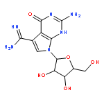 1H-Pyrrolo[2,3-d]pyrimidine-5-carboximidamide,2-amino-4,7-dihydro-4-oxo-7-b-D-ribofuranosyl-