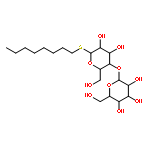 (2r,3r,4s,5s,6r)-2-[(2r,3s,4r,5r,6s)-4,5-dihydroxy-2-(hydroxymethyl)-6-octylsulfanyloxan-3-yl]oxy-6-(hydroxymethyl)oxane-3,4,5-triol