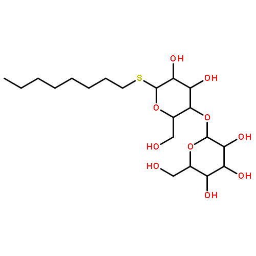 (2r,3r,4s,5s,6r)-2-[(2r,3s,4r,5r,6s)-4,5-dihydroxy-2-(hydroxymethyl)-6-octylsulfanyloxan-3-yl]oxy-6-(hydroxymethyl)oxane-3,4,5-triol