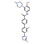 N-(4-Methoxy-3-(4-methylpiperazin-1-yl)phenyl)-2'-methyl-4'-(5-methyl-1,2,4-oxadiazol-3-yl)-[1,1'-biphenyl]-4-carboxamide