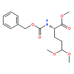 L-Norvaline, 5,5-dimethoxy-N-[(phenylmethoxy)carbonyl]-, methyl ester