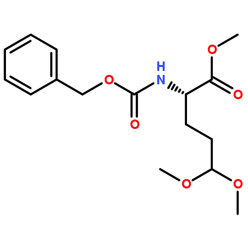 L-Norvaline, 5,5-dimethoxy-N-[(phenylmethoxy)carbonyl]-, methyl ester