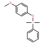 Silane, (4-methoxyphenoxy)dimethylphenyl-