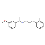 Benzenepropanamine,2-chloro-N-[(1R)-1-(3-methoxyphenyl)ethyl]-