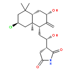 2,5-Pyrrolidinedione,3-[(1S)-2-[(1R,3S,4aS,7S,8aS)-7-chlorodecahydro-3-hydroxy-5,5,8a-trimethyl-2-methylene-1-naphthalenyl]-1-hydroxyethyl]-,(3R)-