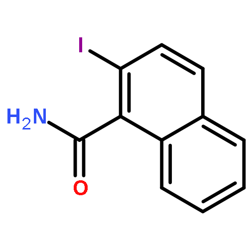 1-Naphthalenecarboxamide, 2-iodo-