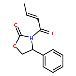 2-Oxazolidinone, 3-[(2E)-1-oxo-2-butenyl]-4-phenyl-, (4R)-