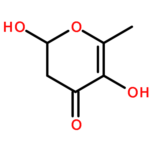 4H-Pyran-4-one, 2,3-dihydro-2,5-dihydroxy-6-methyl-