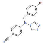 Benzonitrile,4-[[(4-bromophenyl)methyl]-4H-1,2,4-triazol-4-ylamino]-