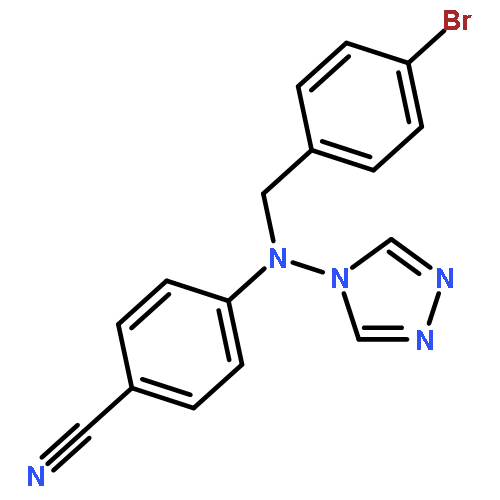 Benzonitrile,4-[[(4-bromophenyl)methyl]-4H-1,2,4-triazol-4-ylamino]-