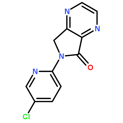 5H-Pyrrolo[3,4-b]pyrazin-5-one,6-(5-chloro-2-pyridinyl)-6,7-dihydro-