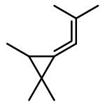 1,1,2-trimethyl-3-(2-methylprop-1-en-1-ylidene)cyclopropane