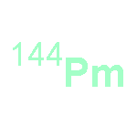 Promethium, isotope ofmass 144