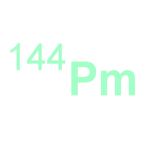 Promethium, isotope ofmass 144