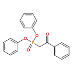 Phosphonic acid, (2-oxo-2-phenylethyl)-, diphenyl ester