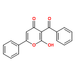 3-benzoyl-2-hydroxy-6-phenyl-4H-pyran-4-one