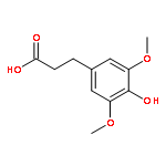 Benzenepropanoic acid,4-hydroxy-3,5-dimethoxy-