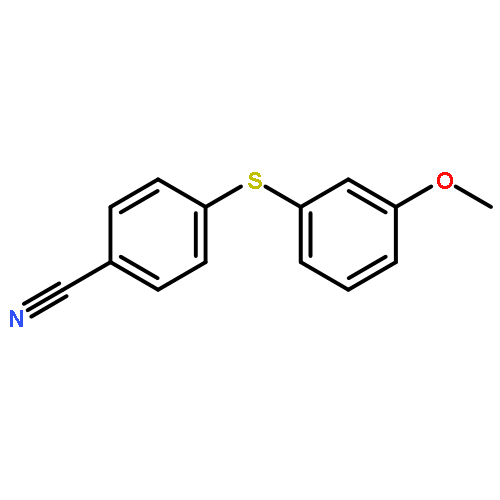 4-(3-methoxyphenyl)sulfanylbenzonitrile