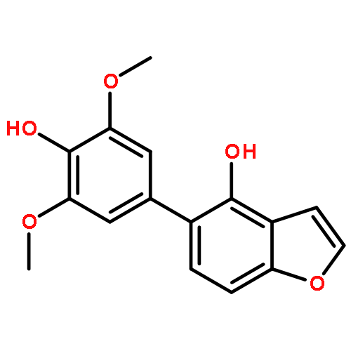 4-Benzofuranol,5-(4-hydroxy-3,5-dimethoxyphenyl)-