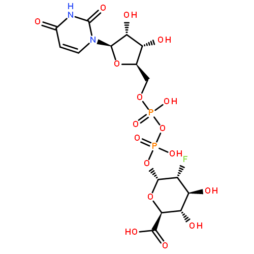 a-D-Glucopyranuronic acid,2-deoxy-2-fluoro-, 1®P'-ester with uridine 5'-(trihydrogen diphosphate) (9CI)