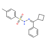 Benzenesulfonic acid, 4-methyl-, (cyclobutylphenylmethylene)hydrazide