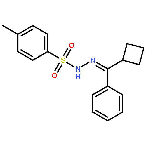 Benzenesulfonic acid, 4-methyl-, (cyclobutylphenylmethylene)hydrazide