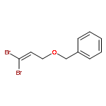 Benzene, [[(3,3-dibromo-2-propenyl)oxy]methyl]-