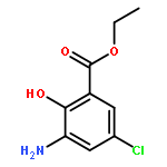 Benzoic acid, 3-amino-5-chloro-2-hydroxy-, ethyl ester