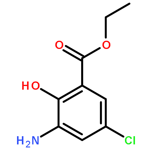 Benzoic acid, 3-amino-5-chloro-2-hydroxy-, ethyl ester