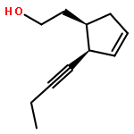 3-Cyclopentene-1-ethanol, 2-(1-butynyl)-, (1R-cis)-