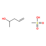 4-Penten-2-ol, methanesulfonate