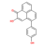 1H-Phenalen-1-one,2-hydroxy-4-(4-hydroxyphenyl)-