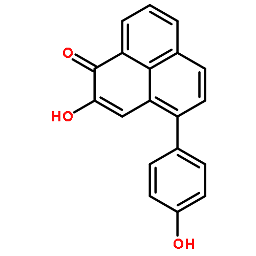 1H-Phenalen-1-one,2-hydroxy-4-(4-hydroxyphenyl)-