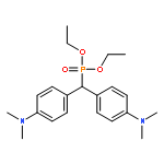 Phosphonic acid, [bis[4-(dimethylamino)phenyl]methyl]-, diethyl ester