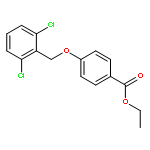 Benzoic acid, 4-[(2,6-dichlorophenyl)methoxy]-, ethyl ester