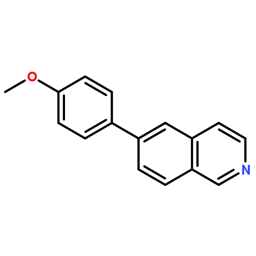 Isoquinoline, 6-(4-methoxyphenyl)-